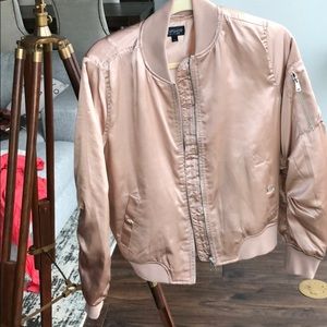 Top shop Satin Bomber Jacket, size 6
